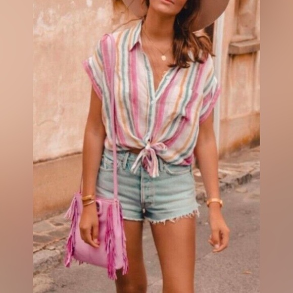 ✨ RAILS || linen blouse ✨ - Picture 2 of 6